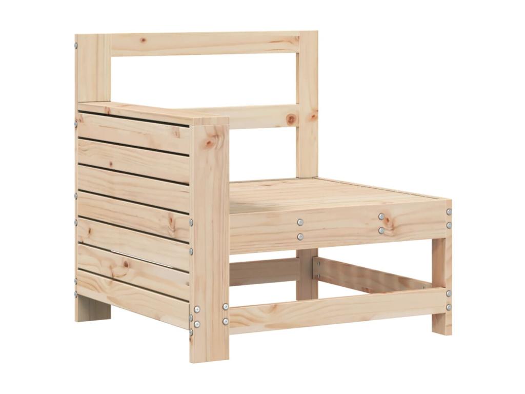 7-piece garden furniture set in solid pine wood QCXG89856