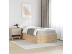 Bed with mattress 90x200 cm solid pine wood SROK05924