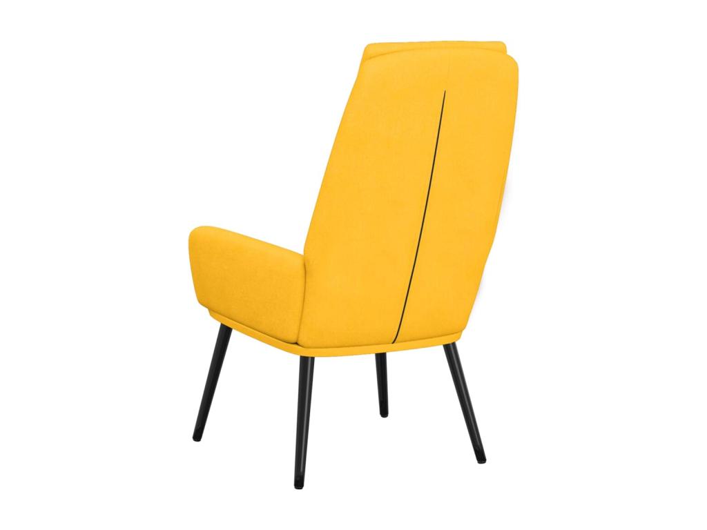 Mustard Yellow Fabric Relaxation Chair EVSQ35889