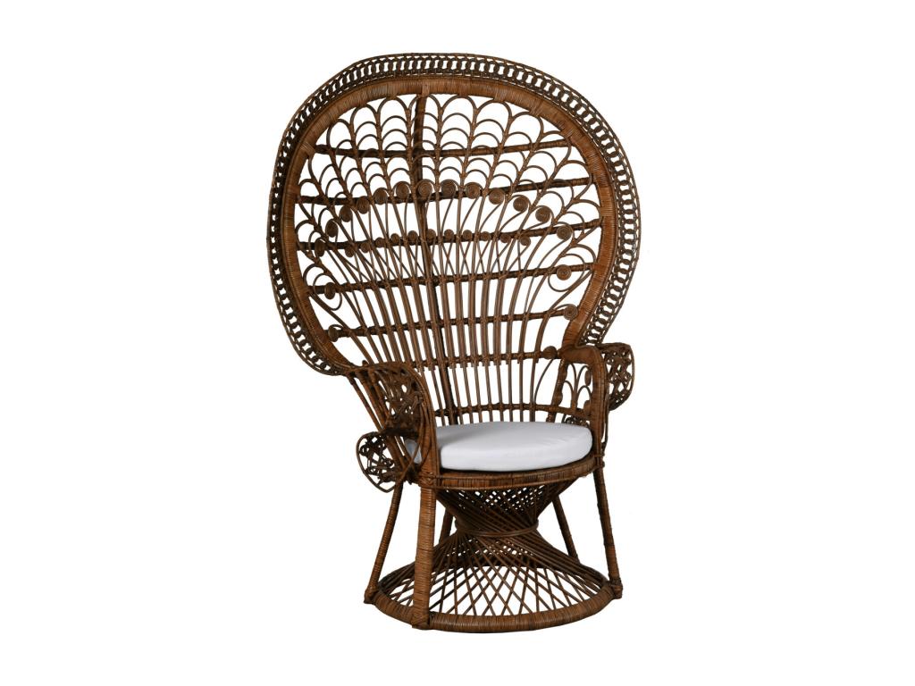 Nobellea armchair in Peacock rattan GQUA40169