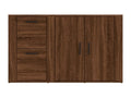 Brown Oak Buffet 100x33x59.5 cm Engineered Wood KFQQ87077