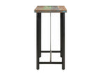 Bar table 110x55x107 cm reclaimed solid wood and iron YZMO82317