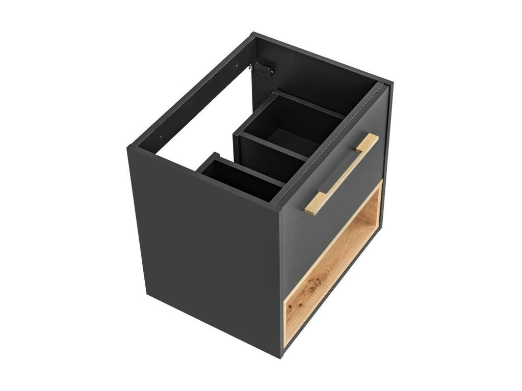 Boisona CUW60 1D Under-Sink Cabinet 60x46x57 Dark Grey VLMX97718