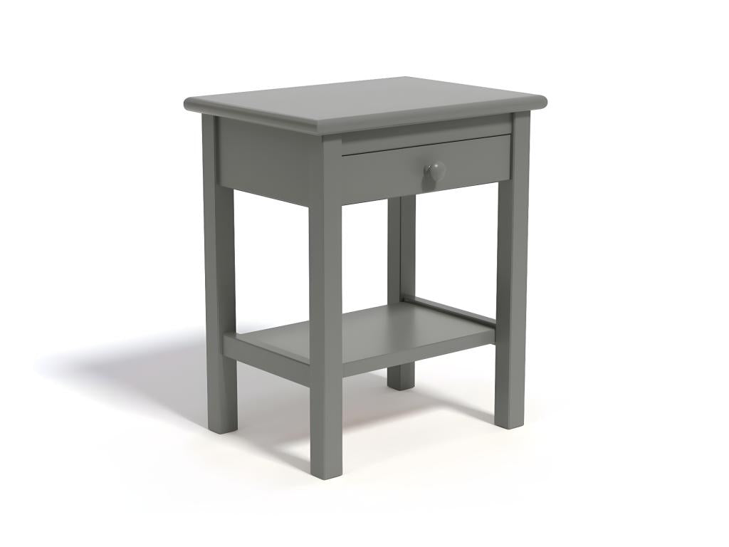 small bedside table with 1 drawer, Thio - solid graphite CRNR75386