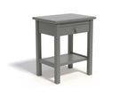 small bedside table with 1 drawer, Thio - solid graphite CRNR75386