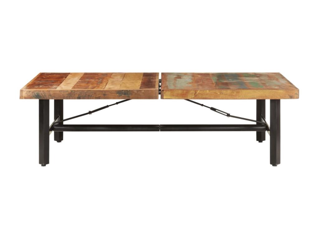 Coffee table 142x90x42 cm Solid reclaimed wood EAOM01014
