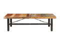 Coffee table 142x90x42 cm Solid reclaimed wood EAOM01014