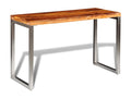 Dining table with steel legs, wood EIGE54050