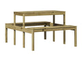 Nobellea - Picnic table 110x134x75 cm impregnated pine wood KSHY93143