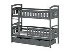 Boisona BB005 Bunk Beds 90x200 cm Graphite AFVH27143