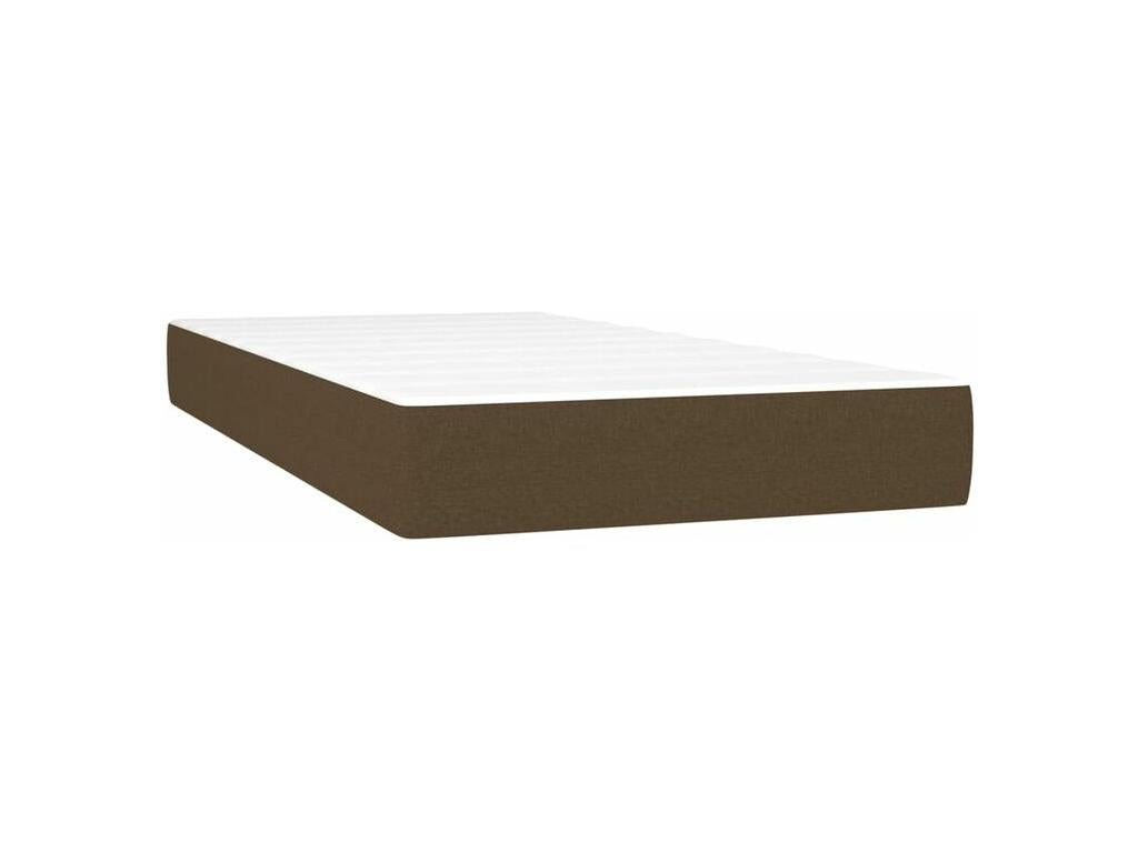 Nobellea bed base with mattress, dark brown, 100x200 cm, LSDL69087