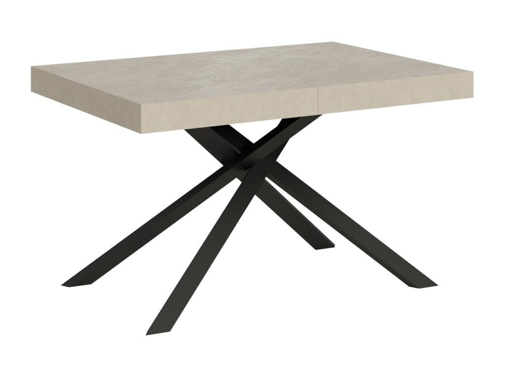 Extendable table 90x120/380 cm Boisona cashmere anthracite legs VBAE23441