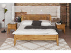Boisona 1 - 160x200 cm bed in natural oiled wild oak OFOA61095