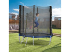 180cm Outdoor Trampoline with Safety Net, Padded Poles and Ladder WDEA57397