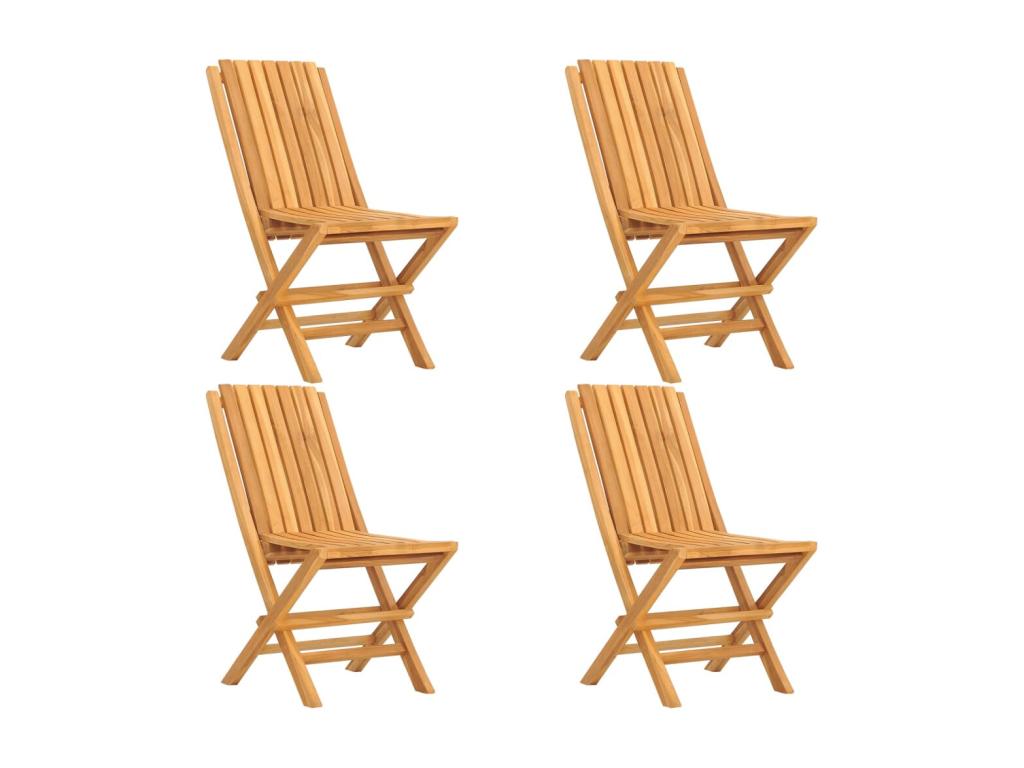 5-piece garden dining set, solid teak wood, VYQW48211