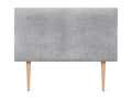 Boisona Natural Wool Headboard 90x105cm with Bed Legs 80/90 - Light Grey BHGE34084