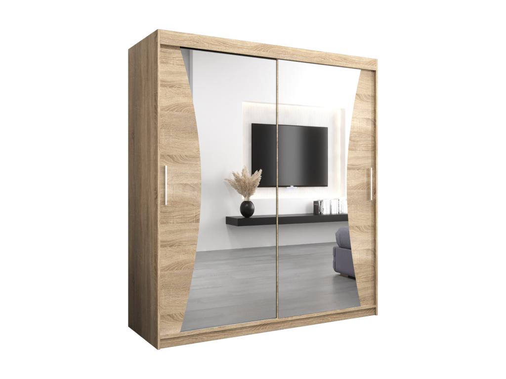 Sliding Door Wardrobe 200/180/62 2 Doors IYJO16548