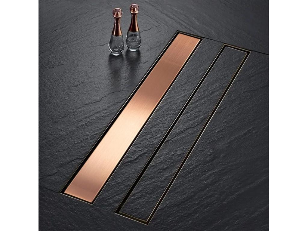 Boisona 700 Brush Copper Linear Drain FPLE83801