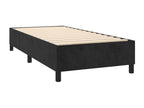 Nobellea bed base with mattress and LED, black, 100x200 cm, velvet, BHOT11592