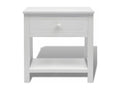 White wooden bedside table 40x29x42 cm 1402093 KLZP28844