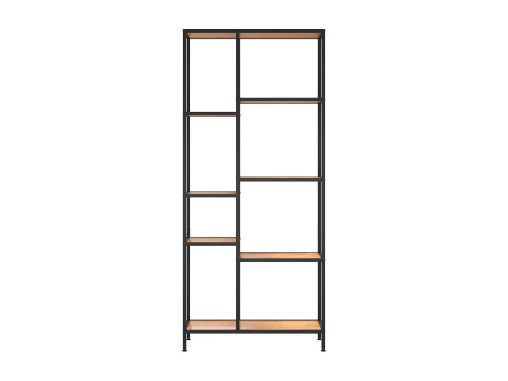 Bookshelf 80x30x180 cm Steel and engineered wood BJHK05283