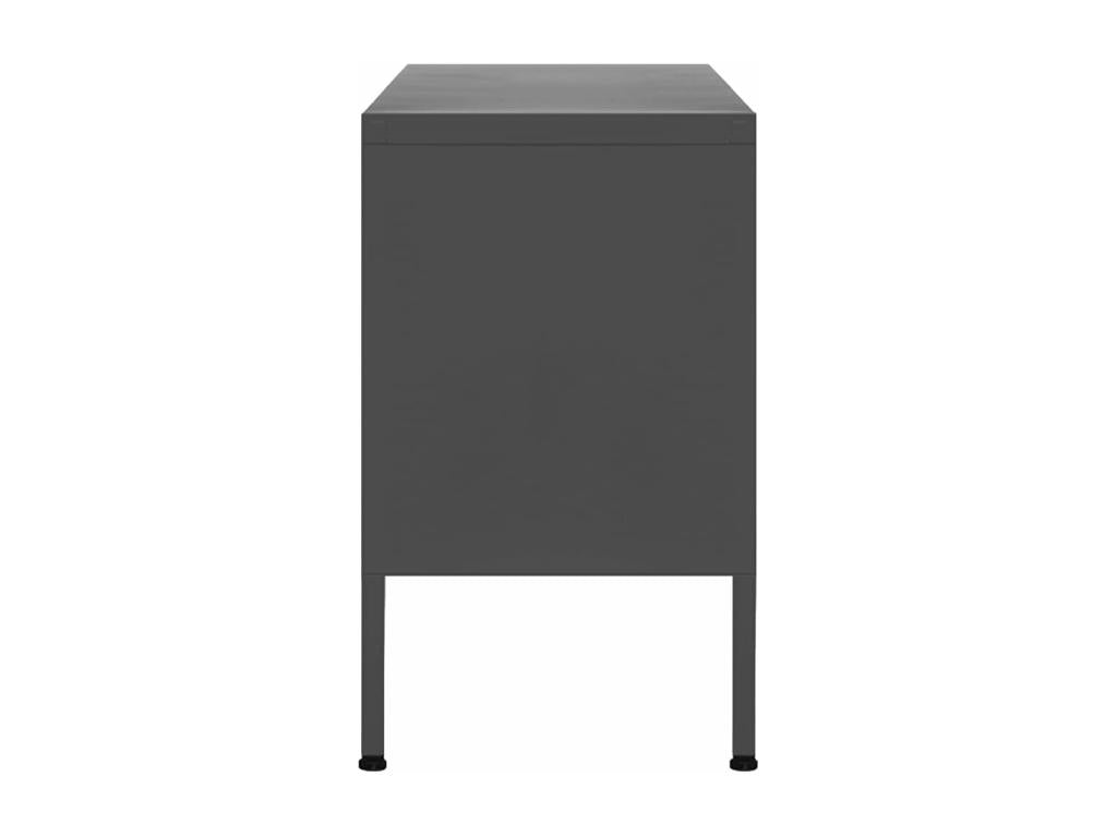 Anthracite TV stand 105x35x50 cm Steel CGKM54919