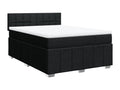Boisona bed base with black mattress 160x200 cm fabric LODA23214