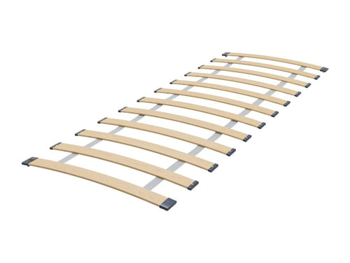 Boisona - Single bed 140x70 white in a set with guardrail, mattress and slatted base MUDQ21205