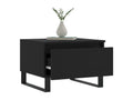 Coffee tables, 2 pcs, black, 50x46x35 cm, engineered wood, MYBD20117
