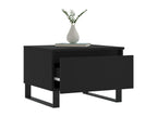 Coffee tables, 2 pcs, black, 50x46x35 cm, engineered wood, MYBD20117