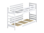 Wooden bunk bed - with drawer N03 Light Pine 90x180 OWRX57708