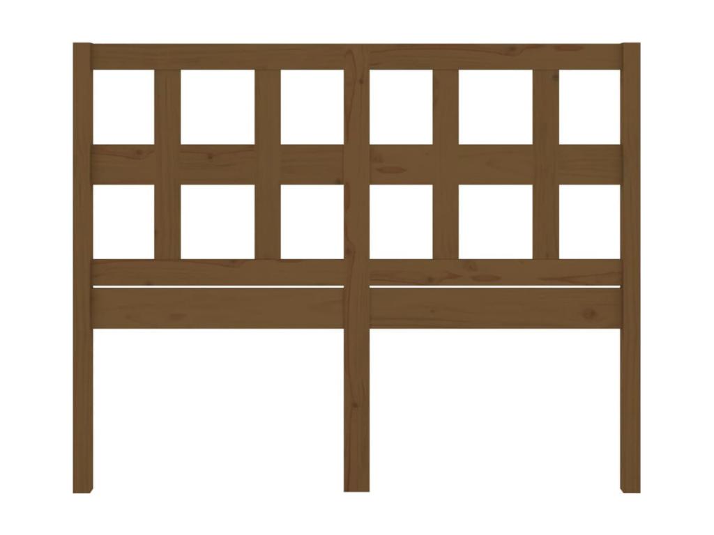 Honey Brown Headboard 205.5x4x100 cm Solid Pine Wood SQSY53335