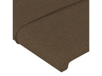 2-Piece Headboard Set, Dark Brown, 90x5x78/88 cm, Fabric ATFC47412