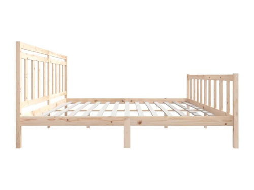 Solid wood bed frame 200x200 cm IWHY76242