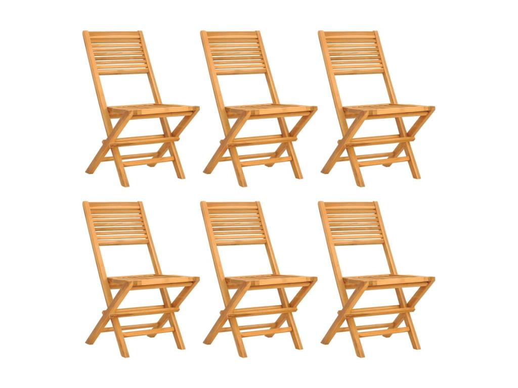 7-Piece Garden Dining Set Solid Teak Wood ISJH85261