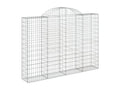 Arched gabion basket 200x30x140-160 Galvanized iron IVBQ10997
