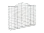 Arched gabion basket 200x30x140-160 Galvanized iron IVBQ10997