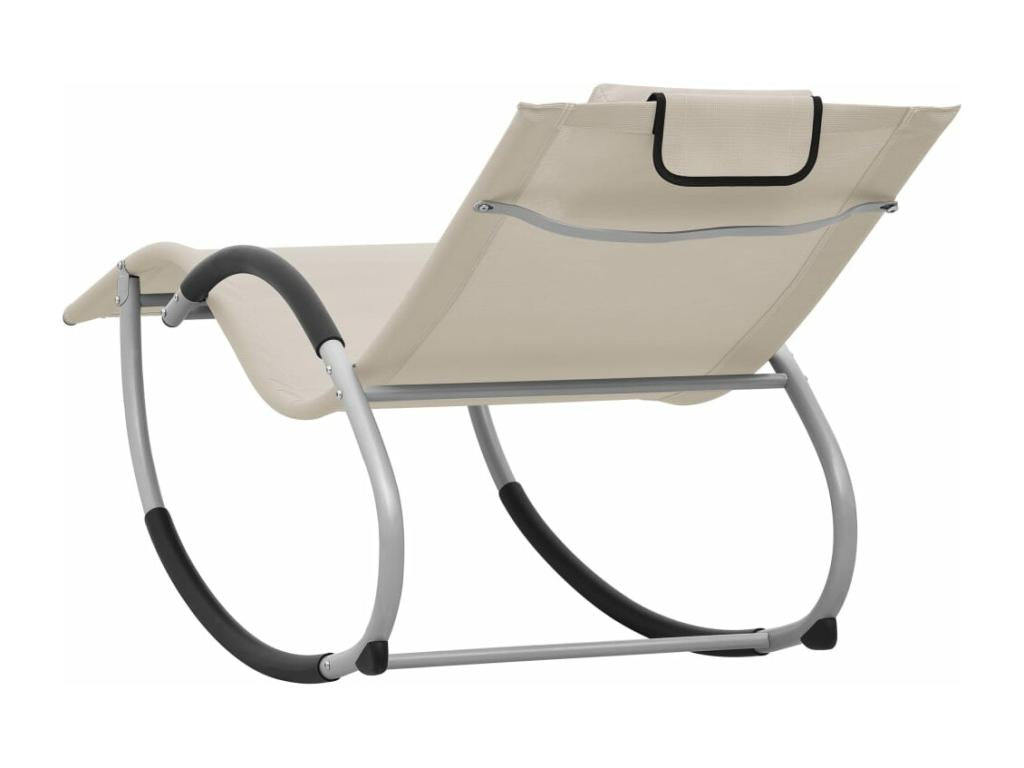 Cream sun lounger/bath chair, 155x65x83 cm, 02 0012556 QDHK07065