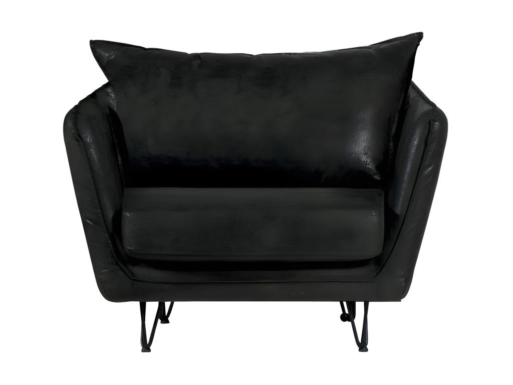 Boisona grey velvet armchair ZWMF71663