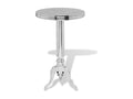 Round Side Table, Silver Aluminum, TSBH61482