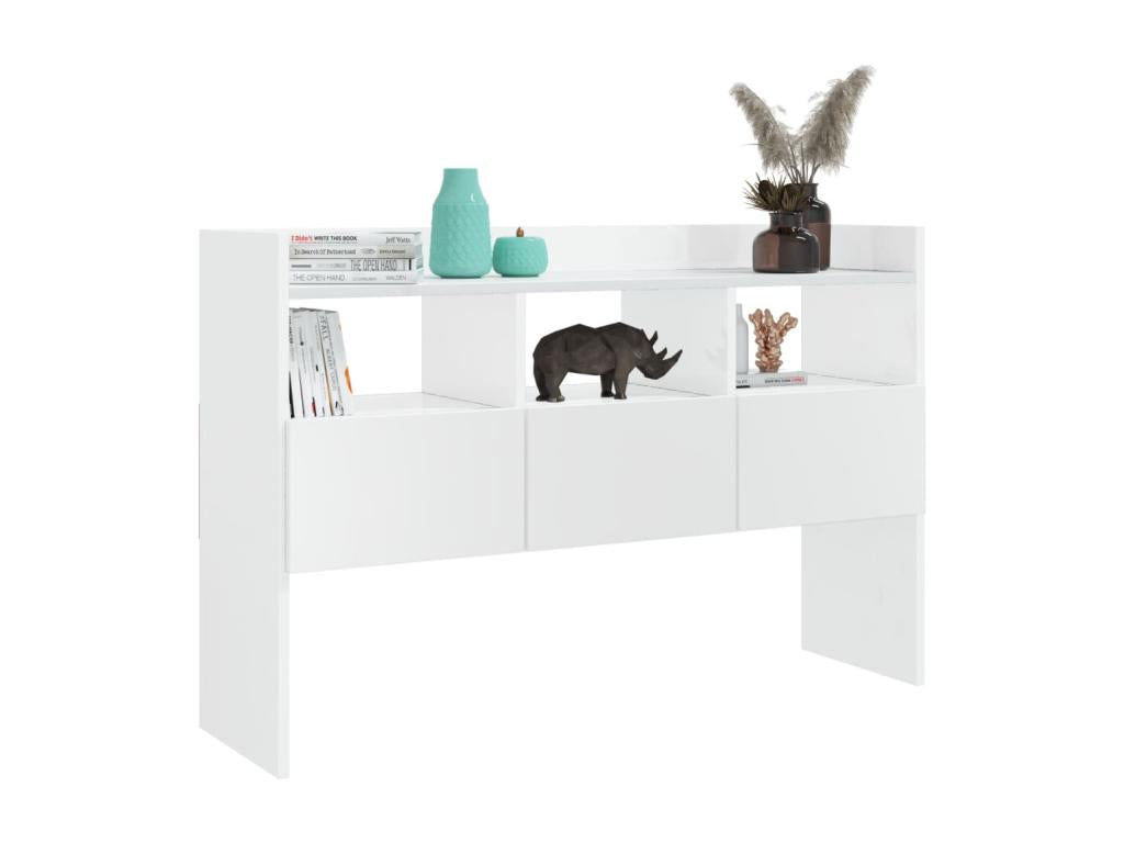 High-gloss white sideboard 105x30x70 cm Engineered wood ZZAW39497