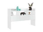 High-gloss white sideboard 105x30x70 cm Engineered wood ZZAW39497
