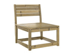 6-piece garden furniture set in impregnated pine wood MWDI79965