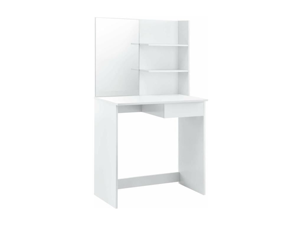 White wooden dressing table/makeup table, 75x39.7x141 cm, 03 0001501 GFNM12057