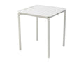 Square terrace table 70x70cm white KAMV51695