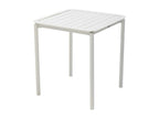 Square terrace table 70x70cm white KAMV51695