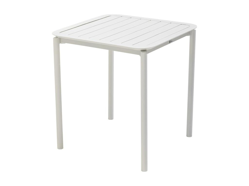 Square terrace table 70x70cm white KAMV51695