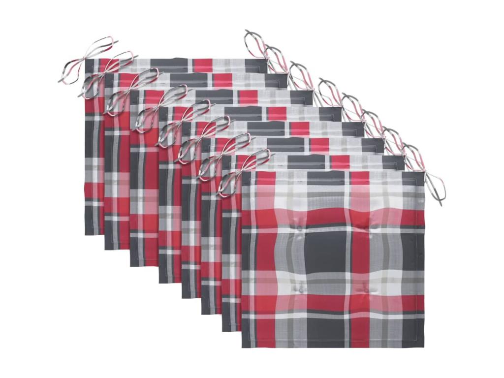 8-piece outdoor dining chair set with cushions, Boisona solid wood HPGB02771