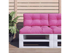 2-piece pink fabric pallet cushions NYSL85497