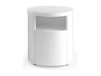 Elariva bedside table with 1 niche and 1 door, lacquered wood - Elariva color HRBR37821